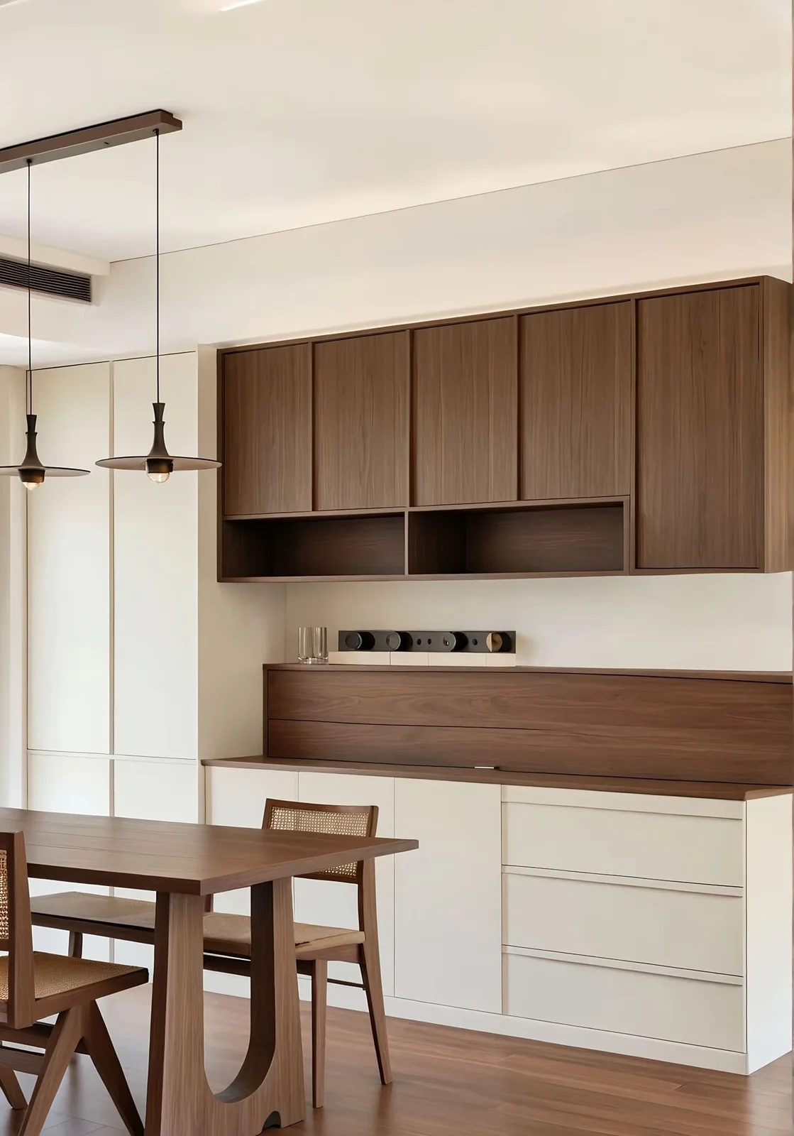 Aluminium cabinet system — study room storage and desk unit made to order