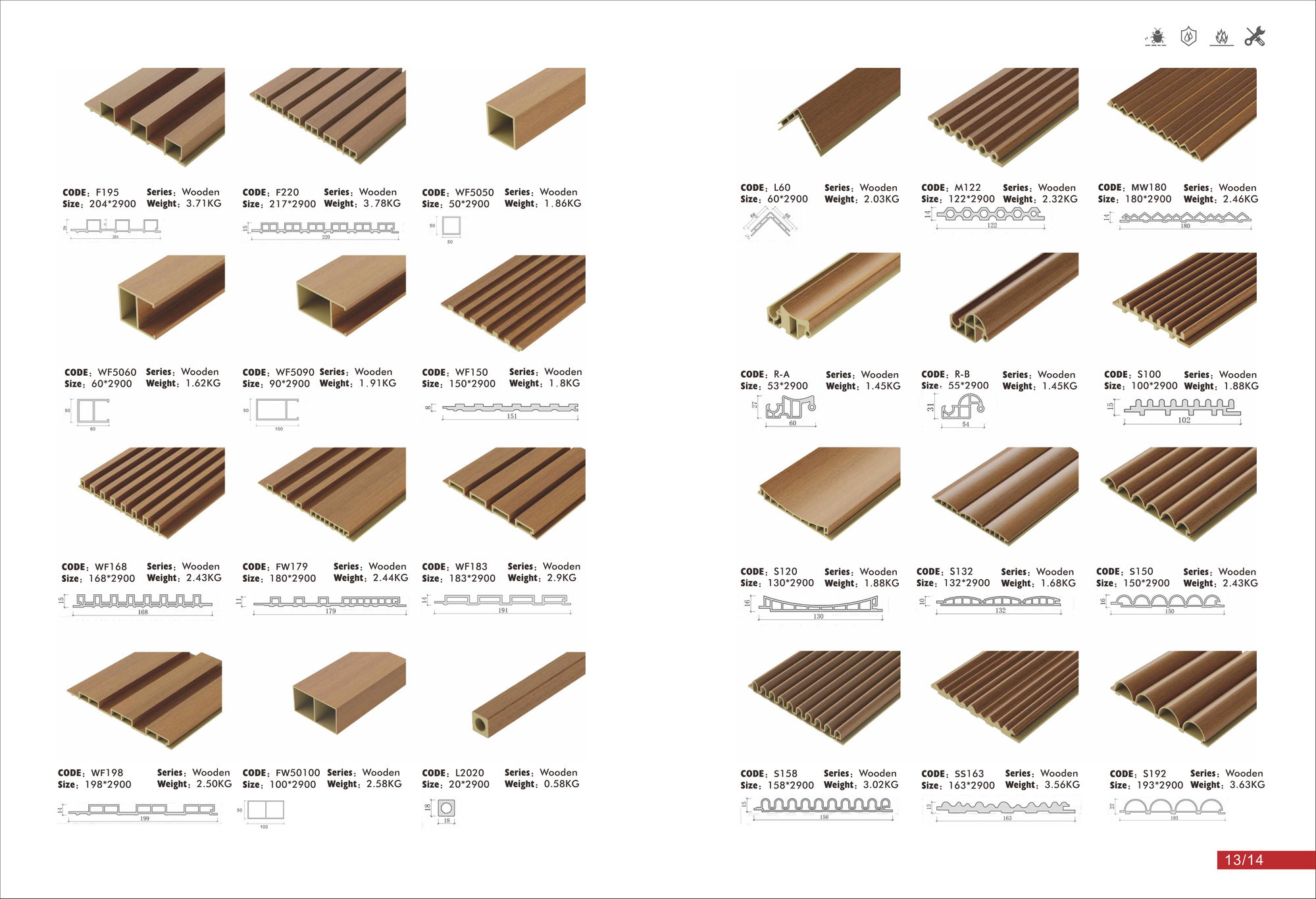 WPC FLUTED WALL PANELS product information image 2